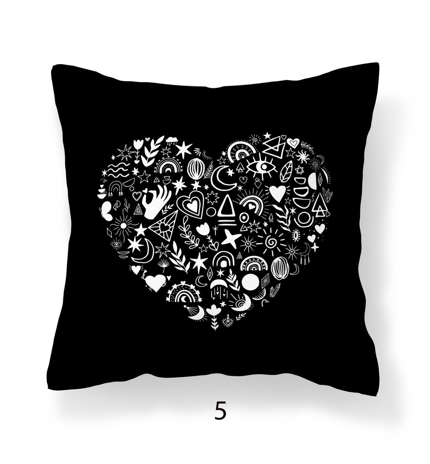 Aesthetic Pillows Black and White