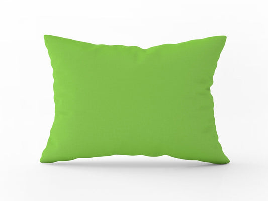 Green Outdoor Lumbar Pillow