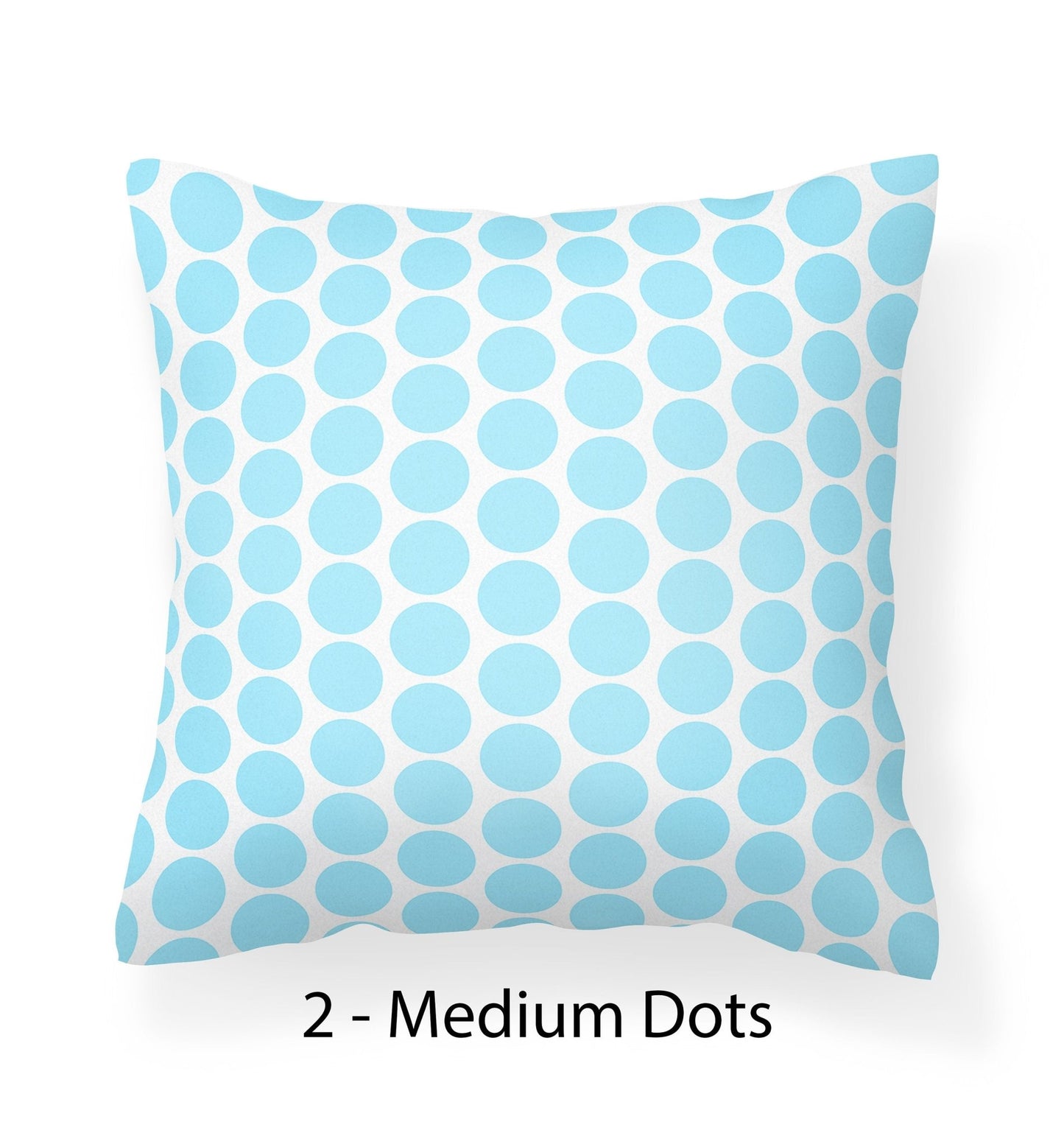 Light Blue and White Outdoor Pillows