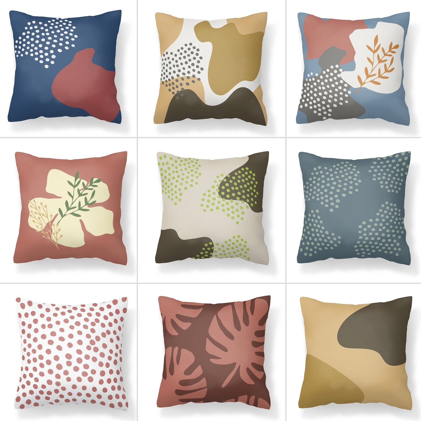 Abstract Pillow Covers - Throw Pillows