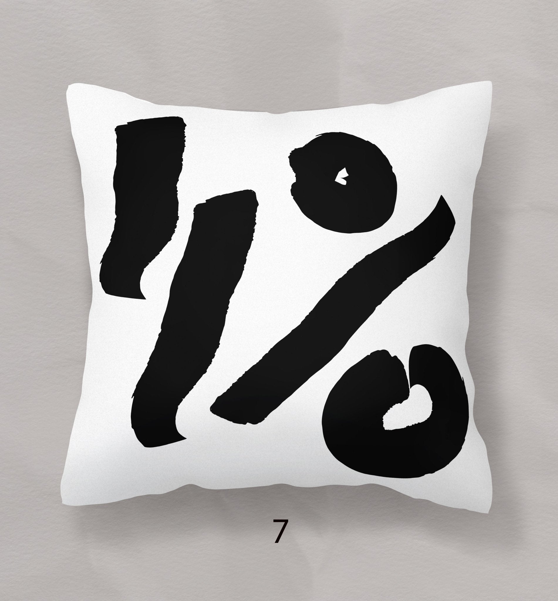 Black and White Pillow Covers - Modern Abstract - Throw Pillows