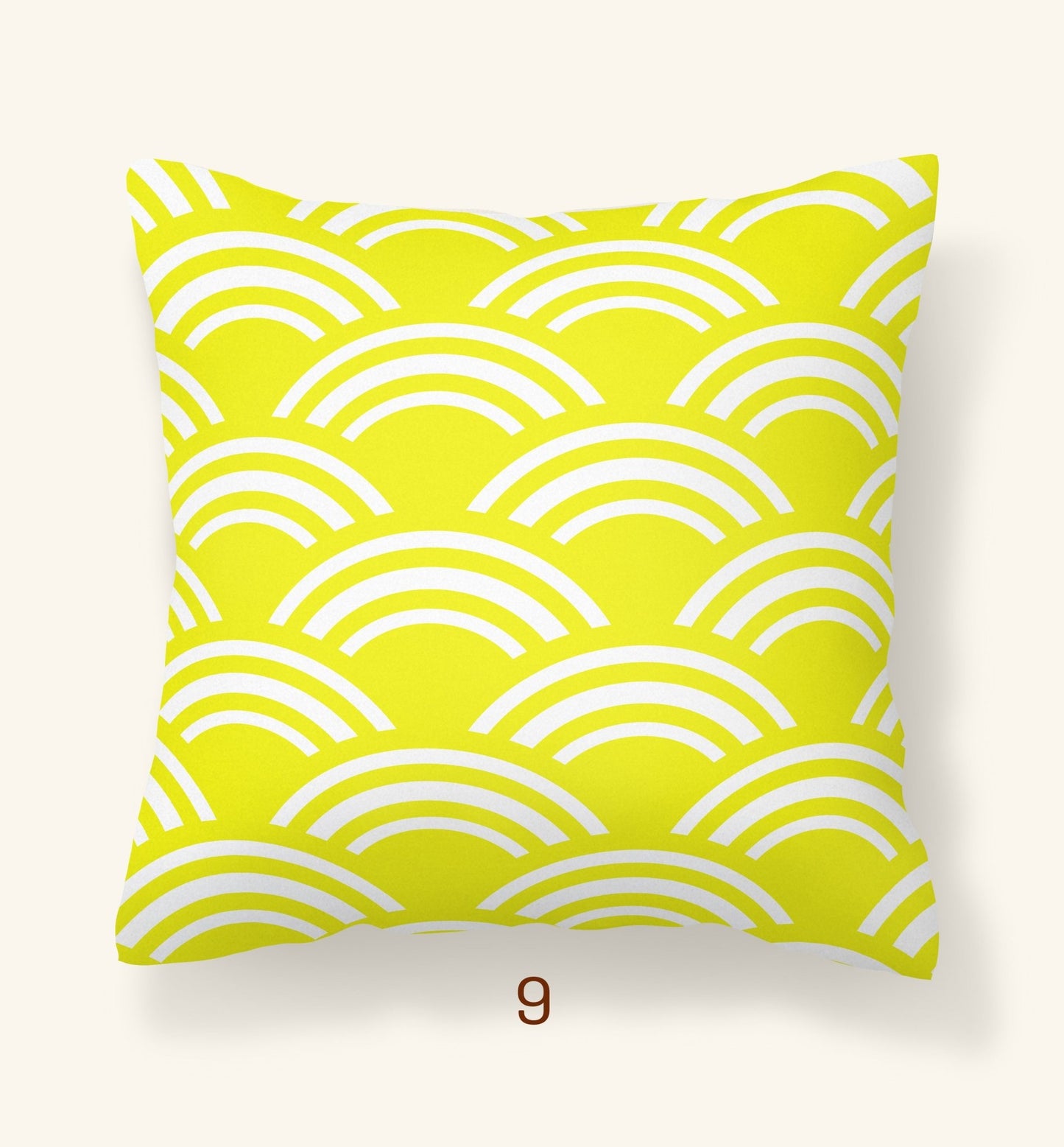 Yellow Outdoor Pillow with Insert