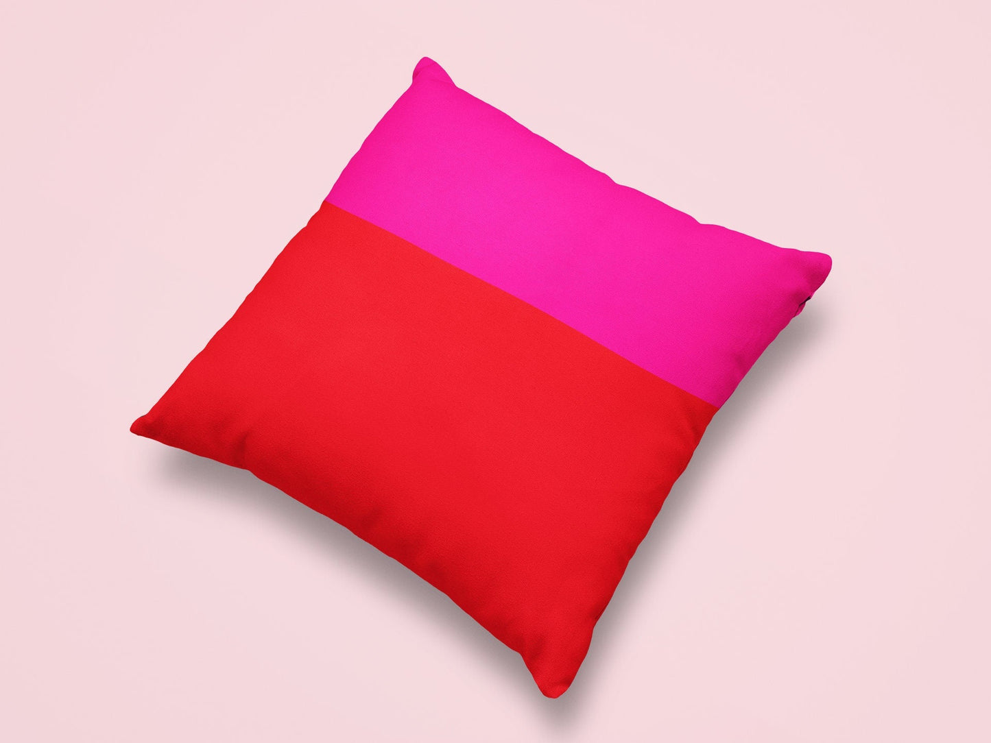 Pink and Red Neon Pillow Cover