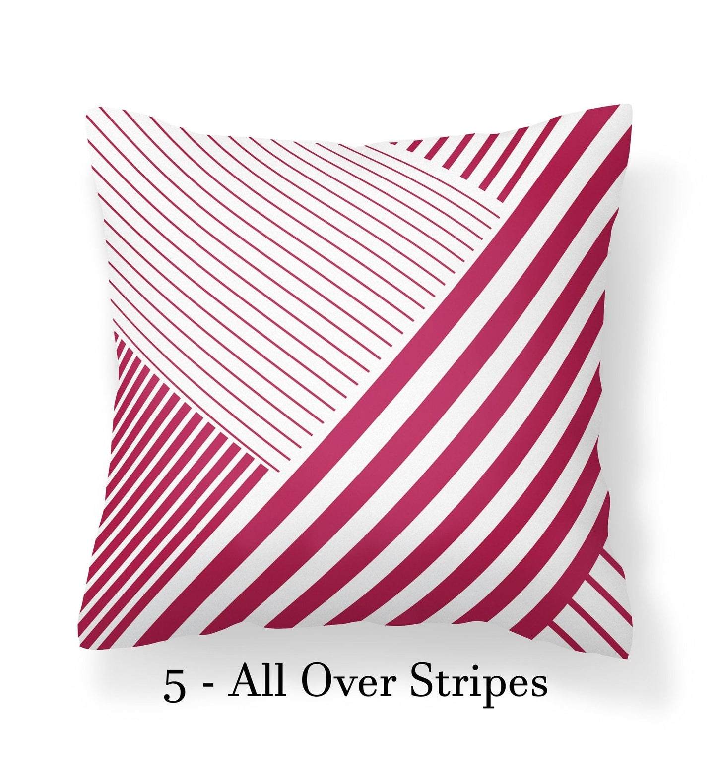 Red Stripe Outdoor Pillow - Mix and Match