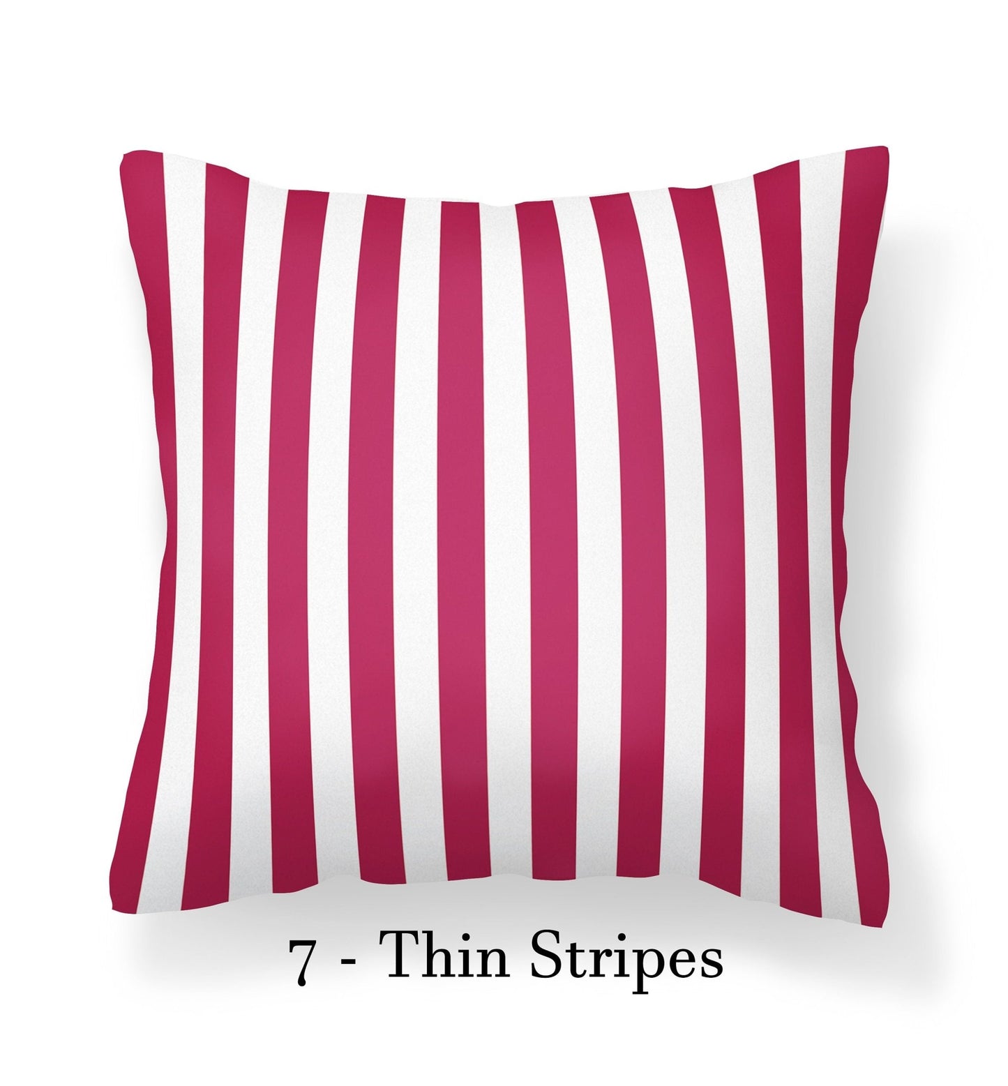 Red Stripe Outdoor Pillow - Mix and Match