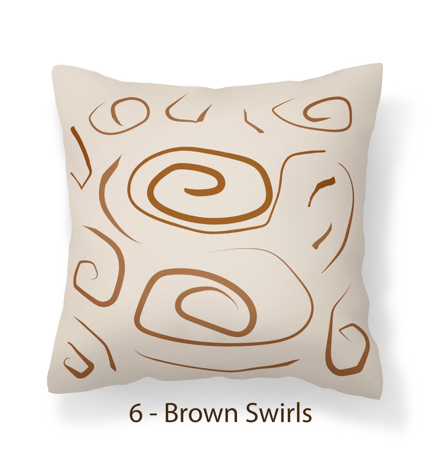 Tan Pillow Cases - Neutral Brown, Tan and Black