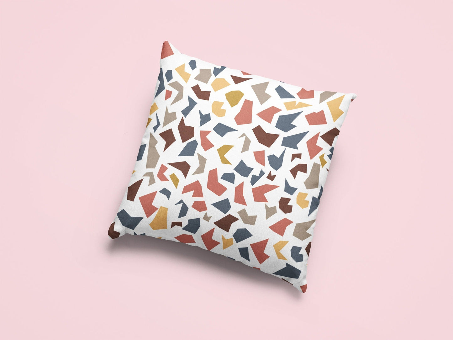 Terrazzo Pillow Cover - Multicolored Pattern