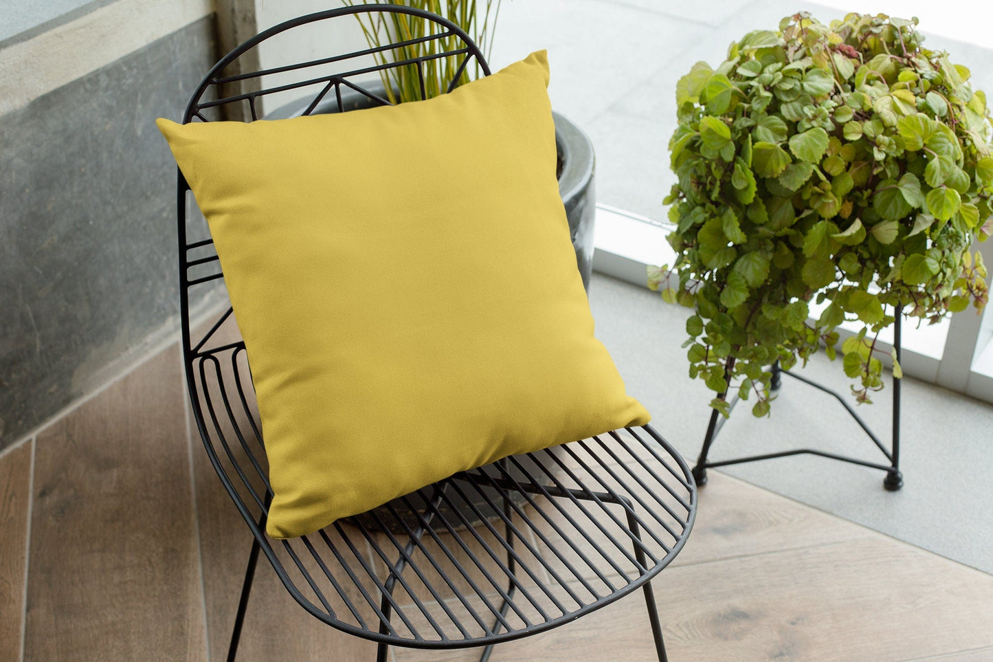 Yellow Outdoor Pillow